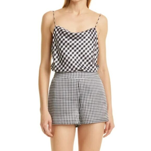 NWOT Cami NYC black & white gingham print shorts - Picture 6 of 12